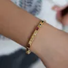 Großhandel - Armreif Armband für Frauen Dame Geschenk Schmuck 2018 Mode Design Gepflasterte Regenbogen Zirkonia Wunderschöne europäische Schmuck