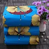 Wax High Quality Fabric new Wax Blue Flower design African Wax Fabric Hot Sale Design cloth