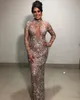2020 아랍어 아소 에비 고급스러운 반짝이 섹시한 이브닝 드레스 레이스 페르시 슈즈 댄스 파티 드레스 빈티지 공식 파티 두 번째 리셉션 가운 ZJ505