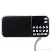 L-088 Portable Radio Mini FM Speaker MP3 مشغل الموسيقى مع TF Card LCD Screen USB AUX Car Radio مصمم للمسنين المريح