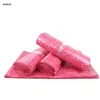 20 шт. 28 * 38 + 4см розовая любовь самоклеящийся полиэтильщик розовый поли добыча почтовый конверт пакеты пластиковые экспресс курьерские сумки