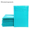 10PCS/3SIZES TEAL GREEN POLY BUBBLE MALEER PADDED ENVELOPESセルフシールメーリングバッグバブルエンベロープ輸送封筒郵便バッグ