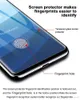 Protetor de tela para Samsung S20 Ultra Plus com furo de trabalho impressão 9h dureza cola cheia capa bolha livre temperado vidro