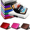 Pocket ID Credit Cards Wallet Holder Case Box Aluminum Metal Waterproof Business Credit Card ID Package Bank Case Card Holders VT0203