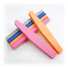 50PCS / LOT DOULT SIDE NAIL FILES BUFF 100/180 Färgrik slipning Svampbuffertblock Polering