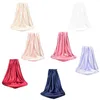 90x90cm Muslim Hijab Femmes Satky Satky Satin Satiné Solide Solide Stare Scalaise Écharpe Twill Islamic Head Wraps Feuille-tête Multi-Fonction Headscarf 7 couleurs