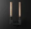 American Retro Foyer Led Wall Lamps Bedroom Bedside Wall Sconce Copper Black Chrome Minimalist Aisle Balcony Lights Deco Loft Lumi279I