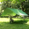 3 Farben wasserdichte Campingmatte 3 * 3M Zelttuch Multifunktions-Markisenplanen Picknickmatte Tarp Shelter Gartengebäude Schatten CCA11703-A 5 Stück