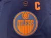 2019-2020 Edmonton Oilers Jersey 97 Connor McDavid 99 Wayne Gretzky 74 Ours 29 Leon Draisaitl 93 Ryan Nugent-Hopkins maillots de hockey