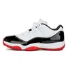 Bred 11s basketball shoes Concord High 45 23 Citrus Platinum Tint Cap and Gown Gamma Blue UNC Space Jam Mens Trainers 5.5-13