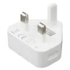 Fantastiskt nytt USB-väggladdare UK Plug 3-polig USB-kontakt Laddning för Apple iPhone 11 Pro Max / X / Xs Max / iPad iPod Tablet Samsung Huawei-telefoner