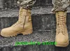 leather high Gang steel head anti pressure military boots anti puncture tactical boots wear resistant combat Outdoor training Sneaker yakuda local online store