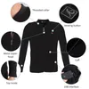 Electric Heating Clothes Heated Shirt Vest USB Heating Intelligent Plus Velvet Jacket Thermal Underwear Top for Women Men