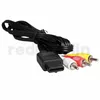 AV TV RCA Cabo 1.8m 6FT AV TV RCA Video Cabo de cabo para SNES Game Cube para N64 64 Cabo de Jogo