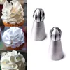 Nieuwe 1pc gebak tips set roestvrij staal Russische gebakje nozzles fondant icing piping cake decorating tips rose tulip # 85081