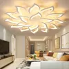 Lampadario Lustre Lampadario per soggiorno Camera da letto Lampadario a forma di fiore montato in superficie Lampadario moderno a soffitto