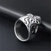 Punk Men Stainless Steel Skull Rings For Men Jewelry Accessories Vintage Style High Quality Finger Ring Ornaments 744