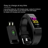 Ny Smart Watch Men Kvinnor Hjärtfrekvens Monitor Blodtryck Fitness Tracker SmartWatch Sport Klocka för IOS Android + Box