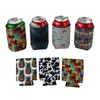 Neoprenne chłodnica napojów spada szczupły slim izolatory piwa Premium Cola Soda butelka koozies cactus Lopard Can Sleeve GH1616903554