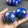 1PC 50mm natürliche Lapislazuli Jaspis Kugel Quarz Kristall Kugel Heilung