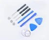 휴대 전화 수리 도구 9 8 in 1 Repair Pry Kit Opening Tools Pentalobe Torx 슬롯 스크루 드라이버 Apple iPhone 4 4S 5 5s 6 7 500PCS