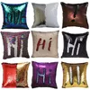 Mermaid Kussensloop Play Tailor Magic Reversible Sequin DIY Kussensloop Throw Cushion Case voor kerstcadeau 16 inch 40cm