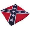 Confederate Flag Bandannas Do-Rags Headwraps Civil War Flag 55*55cm Bandana Hoofdband voor volwassen bandanas National Polyester Cotton3666409