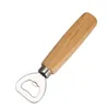 Kitchen Bottle Opener Tools Wooden Handle Beer Openers Bar Tool