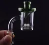 2020 New 25mm Quartz Banger Nail with Carb Cap and Terp Pearl Female Male 10mm 14mm 18mm for Dab Rig Bong