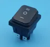 Free Shipping 100Pcs Waterproof Rocker Switch DPDT (ON-OFF-ON) IP65 Rated Black Good Quality