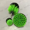 3 Pcs Power Scrub Drill Cleaning Brush For Bathroom Shower Tile Grout Cordless Scrubber Attachment Brushes Kit c845