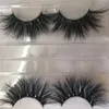 3D Mink Eyelashes 25mm Mink Eyelash Eye Makeup Thick Long Curl Mink Lashes Extension Natural False Eyelashes RRA1217