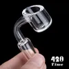 Quartz banger 14mm mâle quartz bangerl fabriqué par 99,99% élément de silicium véritable matériau de quartz dans le joint mâle et femelle