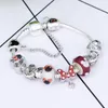 Wholesale-925 Murano Dog pendant Charm beads bracelet fit Pandora Cartoon bracelet jewelry