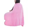 Cloak Blankets Flannel Shawl Cape Thicken Nap Office Blanket Home Air Condition Blanket Car Travel Swaddling Robe Outwear Tops Gifts D7159