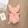 الرضع الوليد طفلة ملابس القطن السروال القصير حللا الزي الاطفال ملابس بوتيك قطعة واحدة sunsuit صيف 2019 طفل الفتيات الملابس