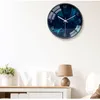 Wall Clocks Modern 3d Cock Metal Clock Mechanism Living Room Blue Bedroom Silent Watch Home Reloj Pared Gift Ideas FZ5851