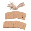 Emballage cadeau 100 Change Made With Love Kraft Paper Party Wedding Twine Brown Label1