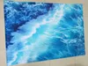 カスタムフローリングの壁紙3Dペインティングペブルリビングルームベッドルームバスルームフロア壁画PVC自己添付壁紙壁カバー2920160