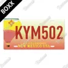 American States Licenses Plate Car Number Tin Sign Plaque Metal Decorative Plate for Car Living Room Home Garage Wall Decor Souven9332832