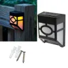 Solar Powered Path Wall Mount luz LED Outdoor Jardim Paisagem Cerca Waterproof Quintal Lamp exterior Gadgets OOA5149