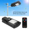 LED SOLAR Radar Sensor Light Control Wall Street Light Outdoor Wall Lamp Säkerhet Spot Belysning Vattentät