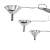 Stainless Steel Funnels with Handle for Transferring Liquid Fluid Dry Ingredients And Powder Flask Filter Funnel JK2001XB