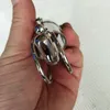 Tube de tube de bite Nouveau appareil métal en acier inoxydable cage anneaux de bite anneaux de pénis