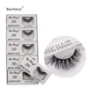 3D Sahte Vizon Kirpikleri 3D Doğal Yanlış Eyelashes Mink Lashes Yumuşak Kirpik Uzatma Sahte Eyelashes 3d