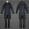 Tokyo Ghoul Cosplay Kostuums Kaneki Ken Cosplay Kostuums Hoodie Jassen Zwart Vecht Uniform Volledige Set met Masker