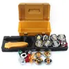 Gold Edition 12 Pieces Beyblade Burst Bey Beade Gold Edition Gyro Storage Box Gyro Set Burst Gyro Bayble Schiuma Pressione per bambini Giocattoli