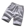 Aptidão que funciona Shorts 2020 Summer Fashion Pure Color Casual treino Shorts com cordão esporte para homens