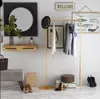 Licht luxe kleding hanger vloer slaapkamer meubels minimalistische kleding hangers huishoudelijke nordic doek rack