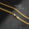 5mm 18k Gold Plated Chains Men s Hiphop 20 tum kedjehalsband för kvinnors mode Hip Hop smycken Tillbehör Party Gift5130313